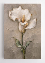Lírio Calla em Impasto Cremoso